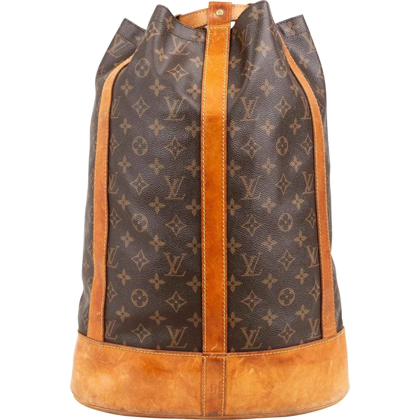 Randonnée leather backpack