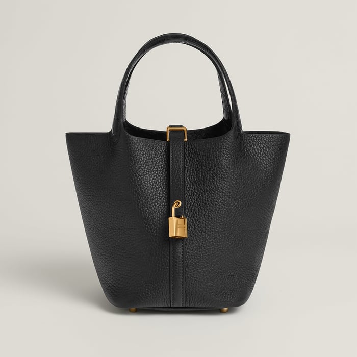 Noir Picotin Lock 18 Bag