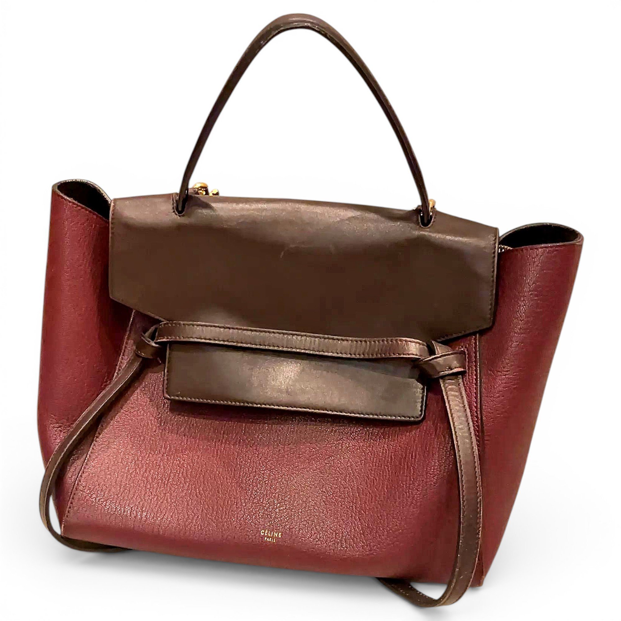Leather handbag