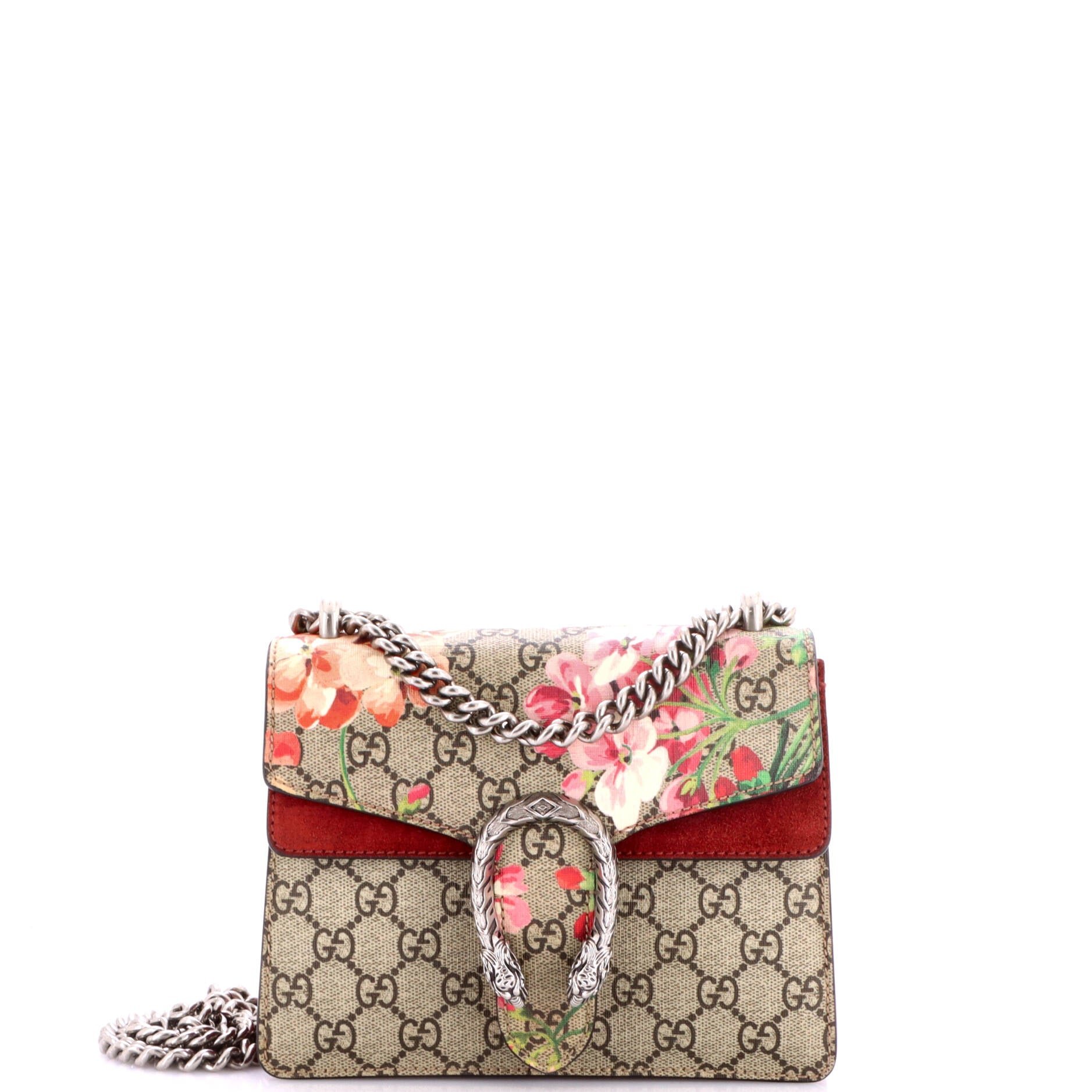 Dionysus Bag Blooms Print GG Coated Canvas Mini