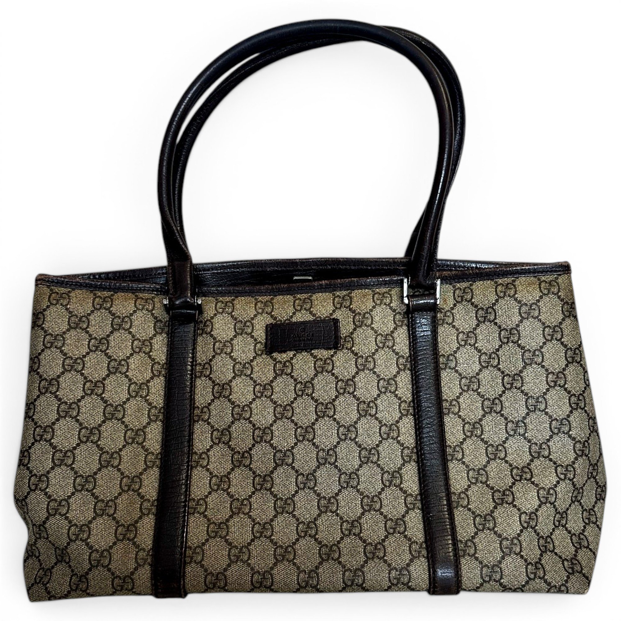 Leather tote