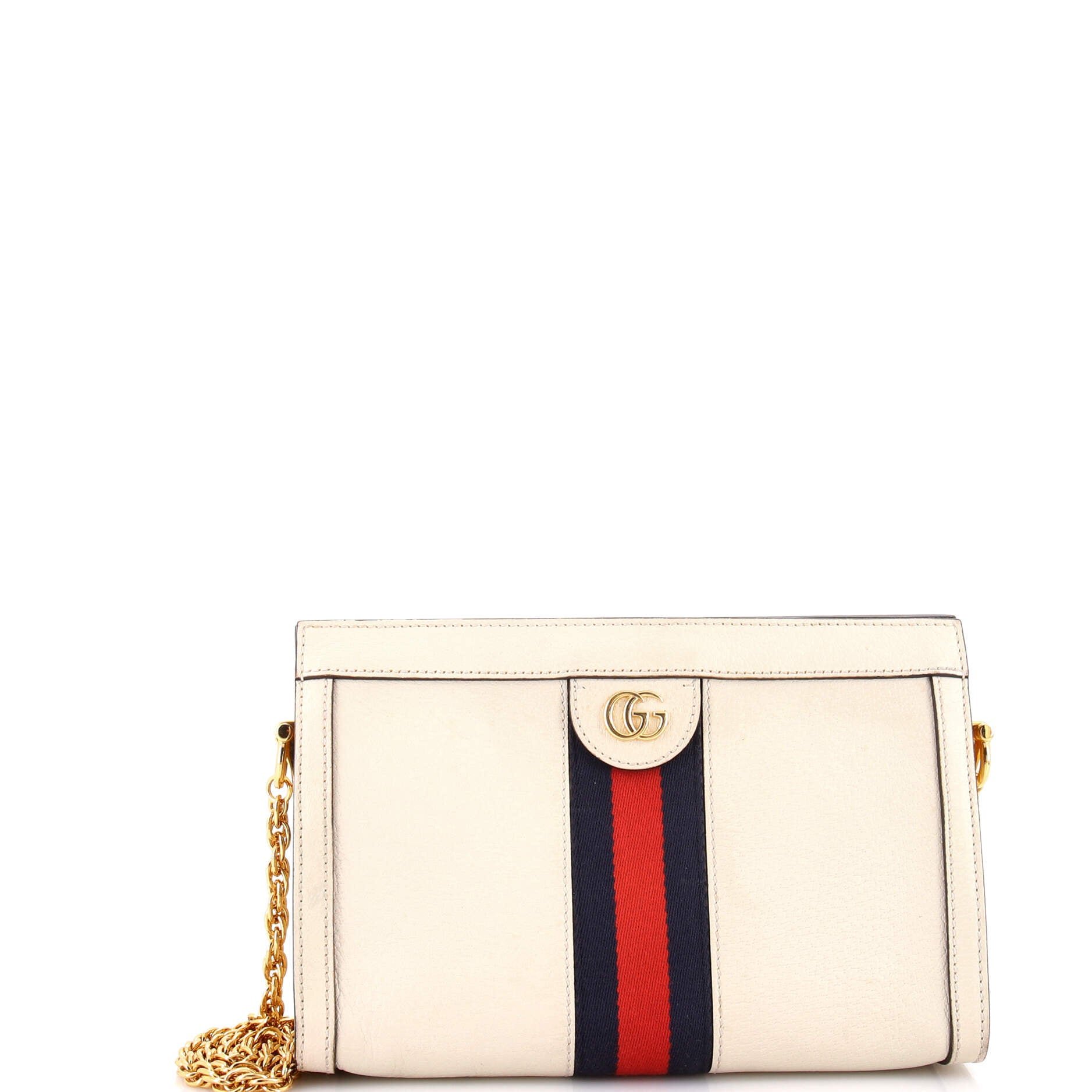 Ophidia Chain Shoulder Bag Leather Small