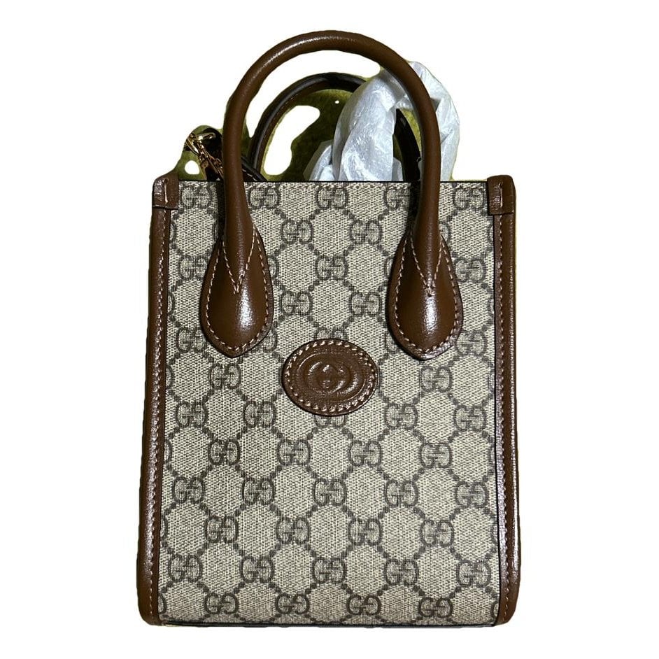 Leather tote