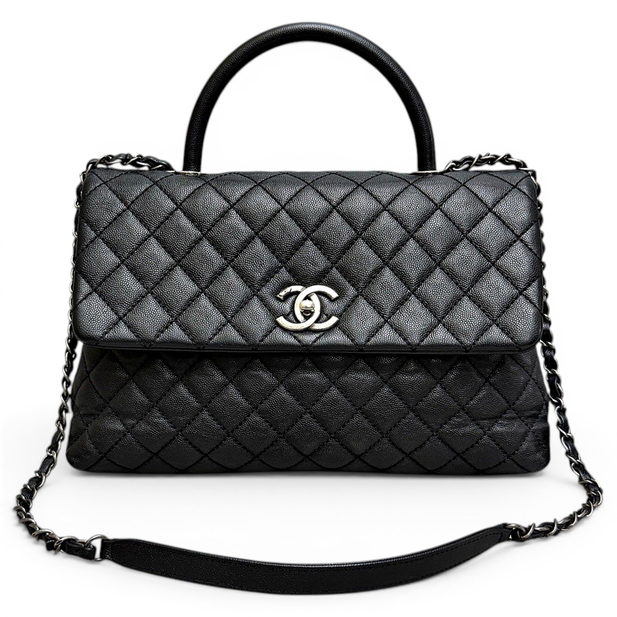 Coco Handle leather handbag