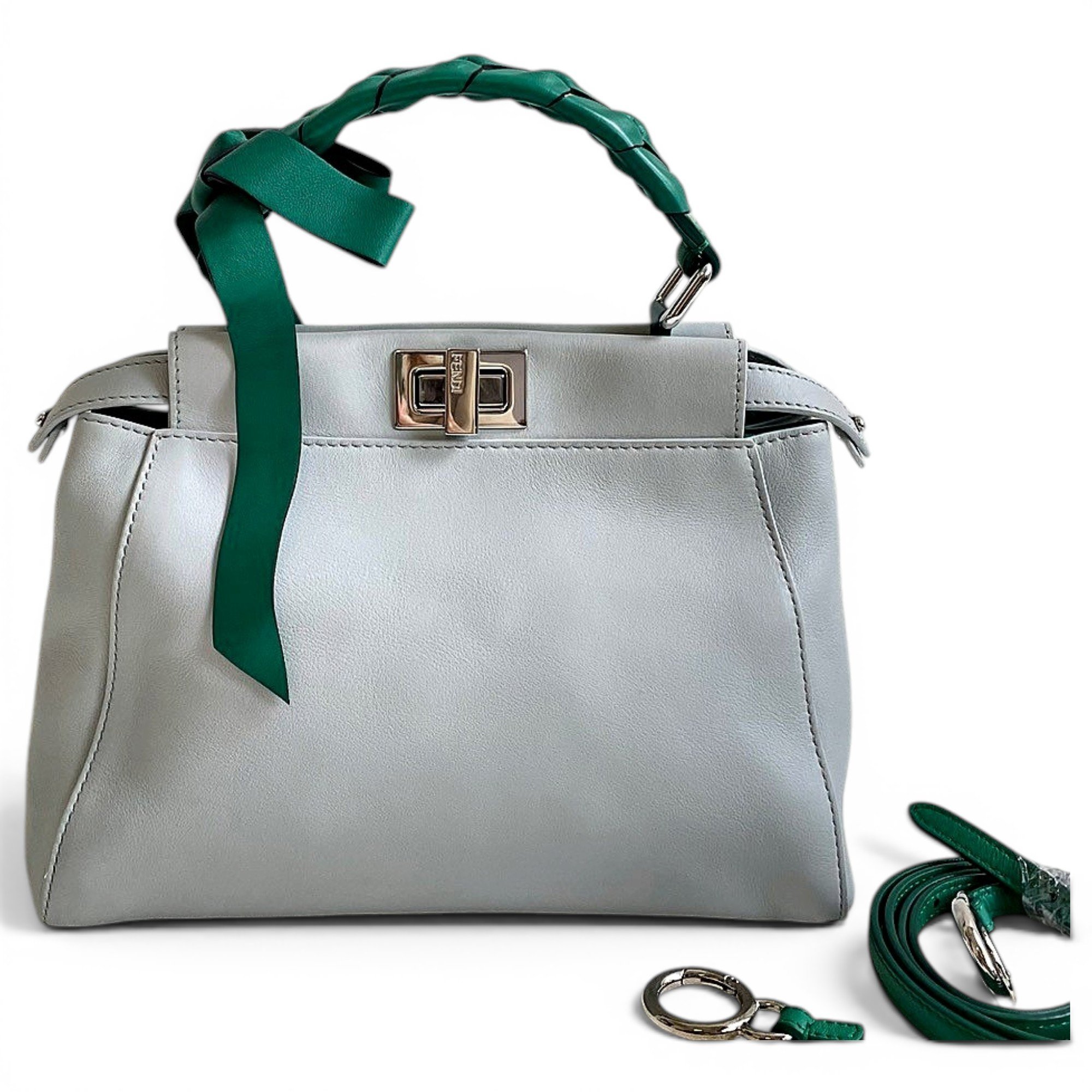 Peekaboo leather handbag