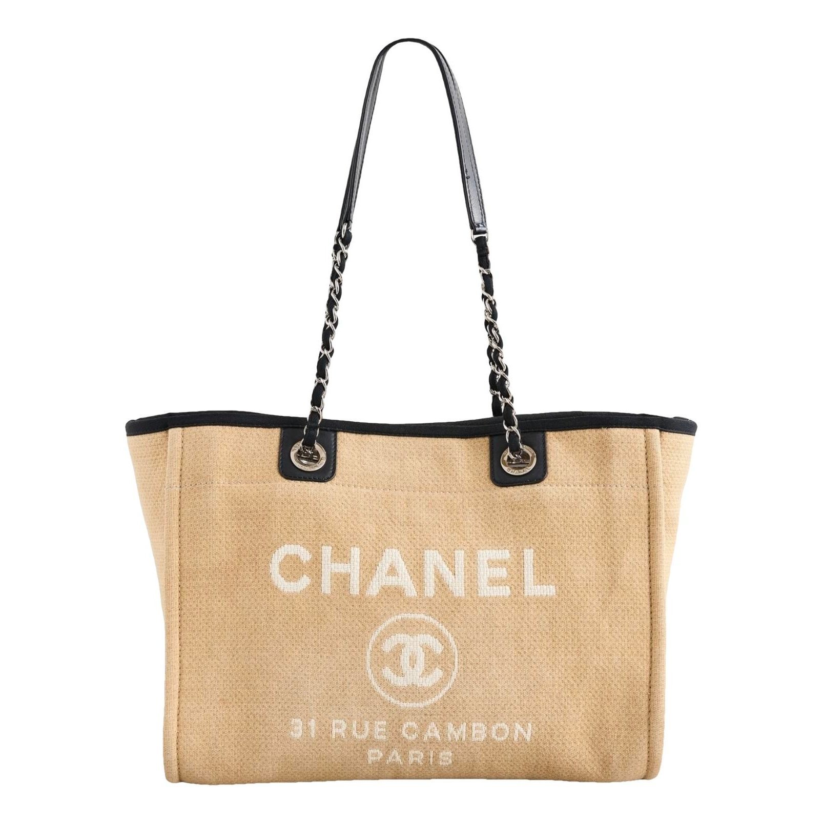 Deauville Chain cloth tote