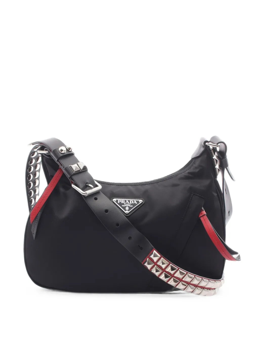2010s New Vela stud-embellished shoulder bag