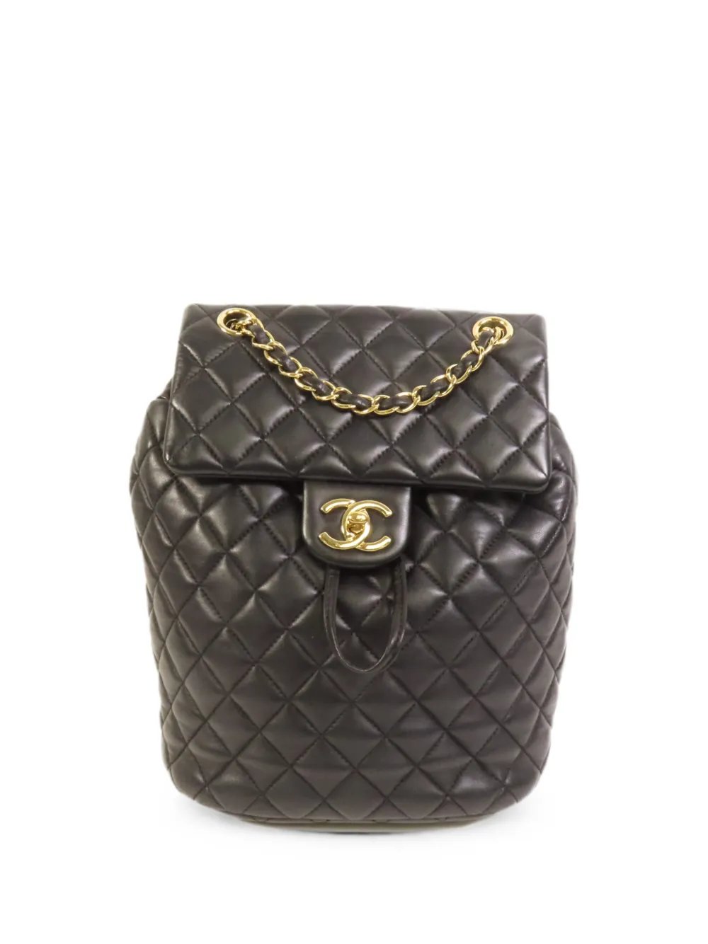 CC turn-lock quilted backpack