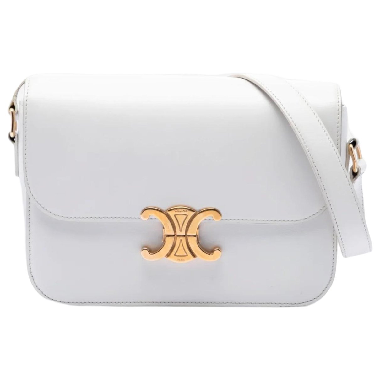 Triomphe leather crossbody bag