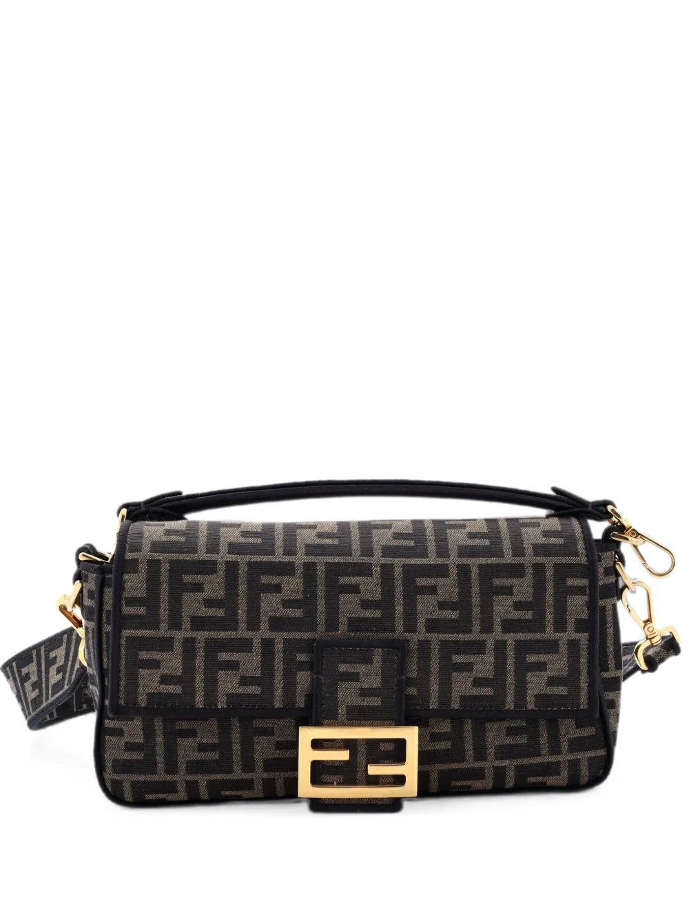 Baguette NM Bag Zucca Canvas Medium shoulder bag
