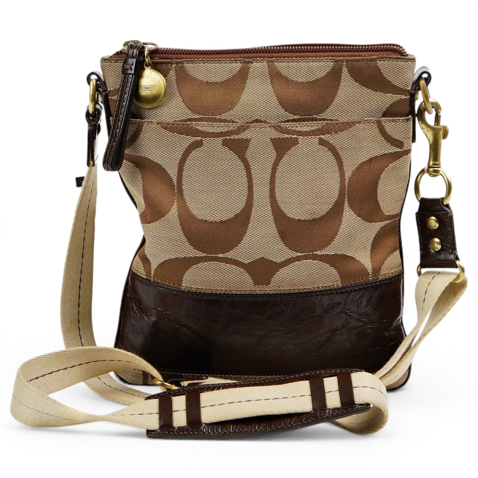 Leather crossbody bag