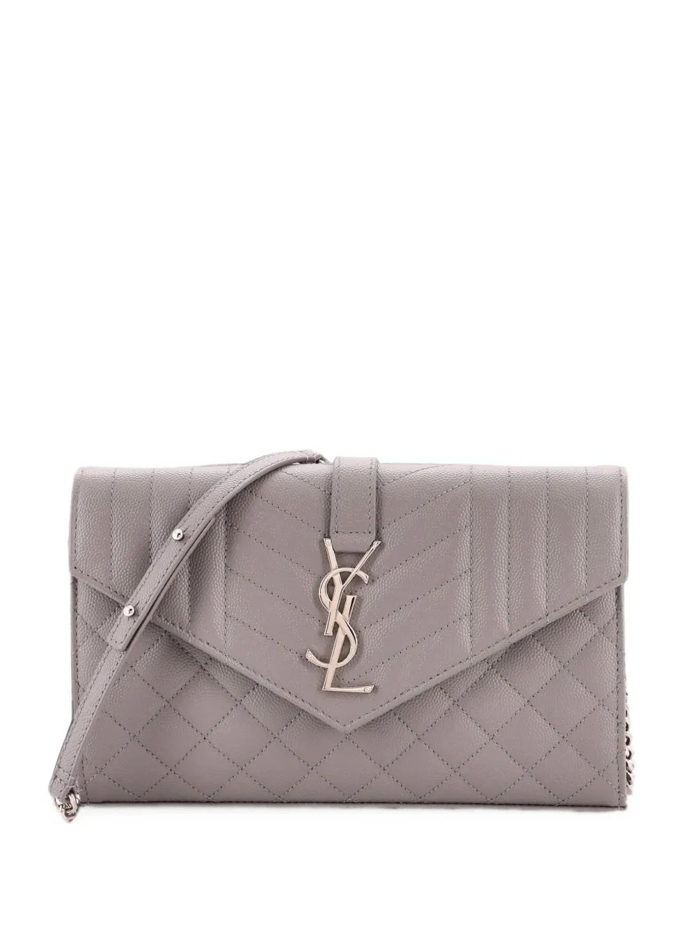 Classic Monogram Chain Wallet Mixed Matelasse Leather Medium crossbody bag