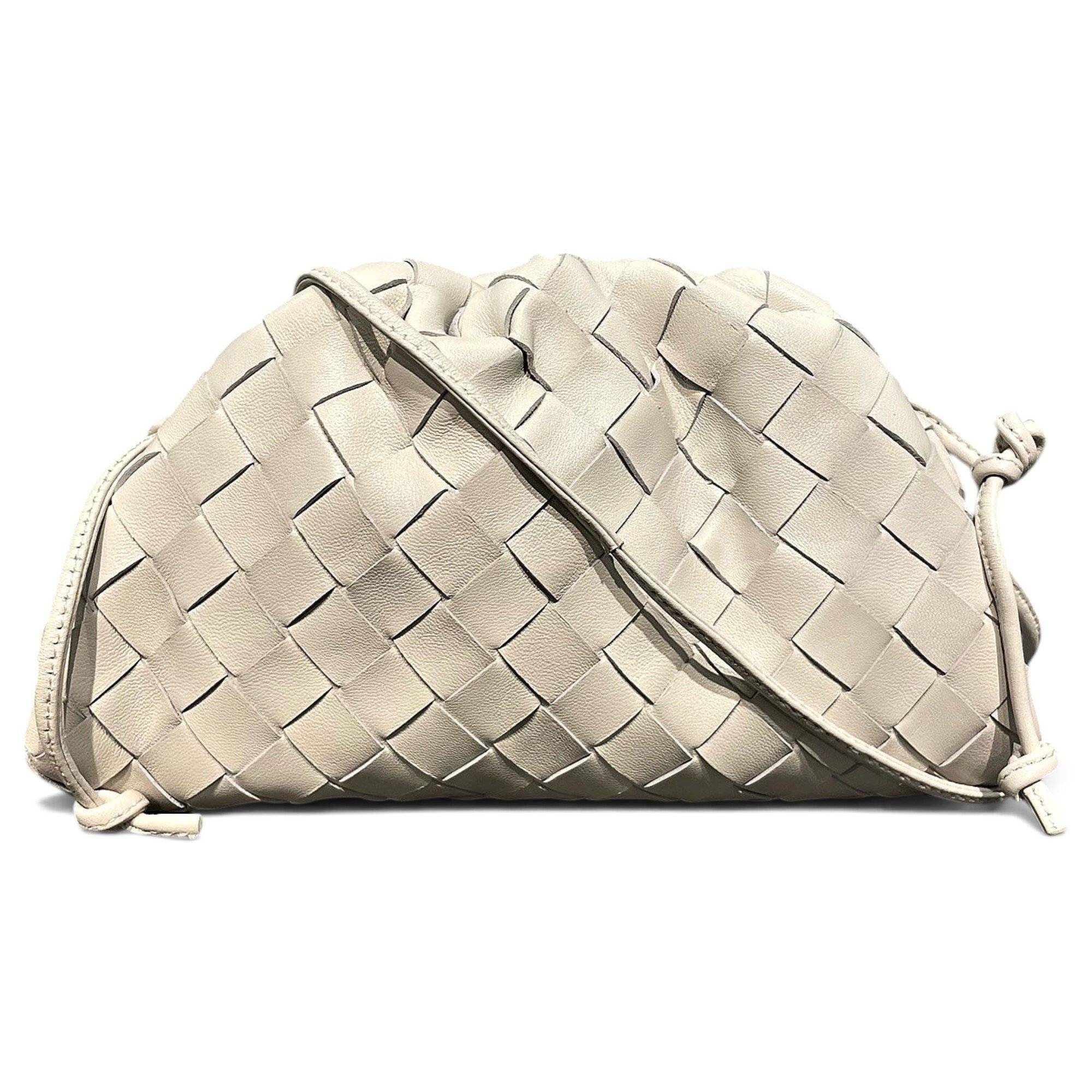 Pouch leather handbag