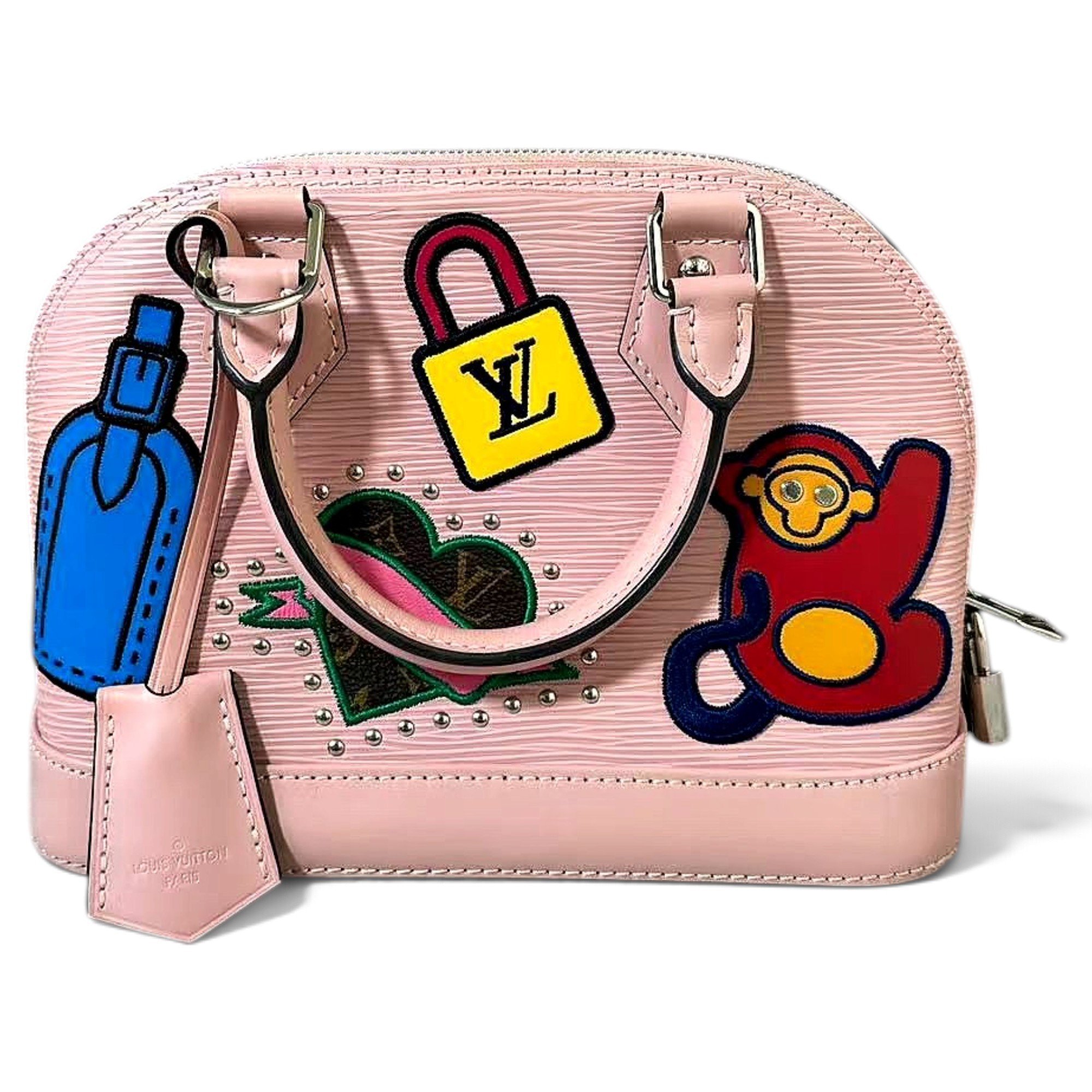 Louis Vuitton Alma BB leather handbag