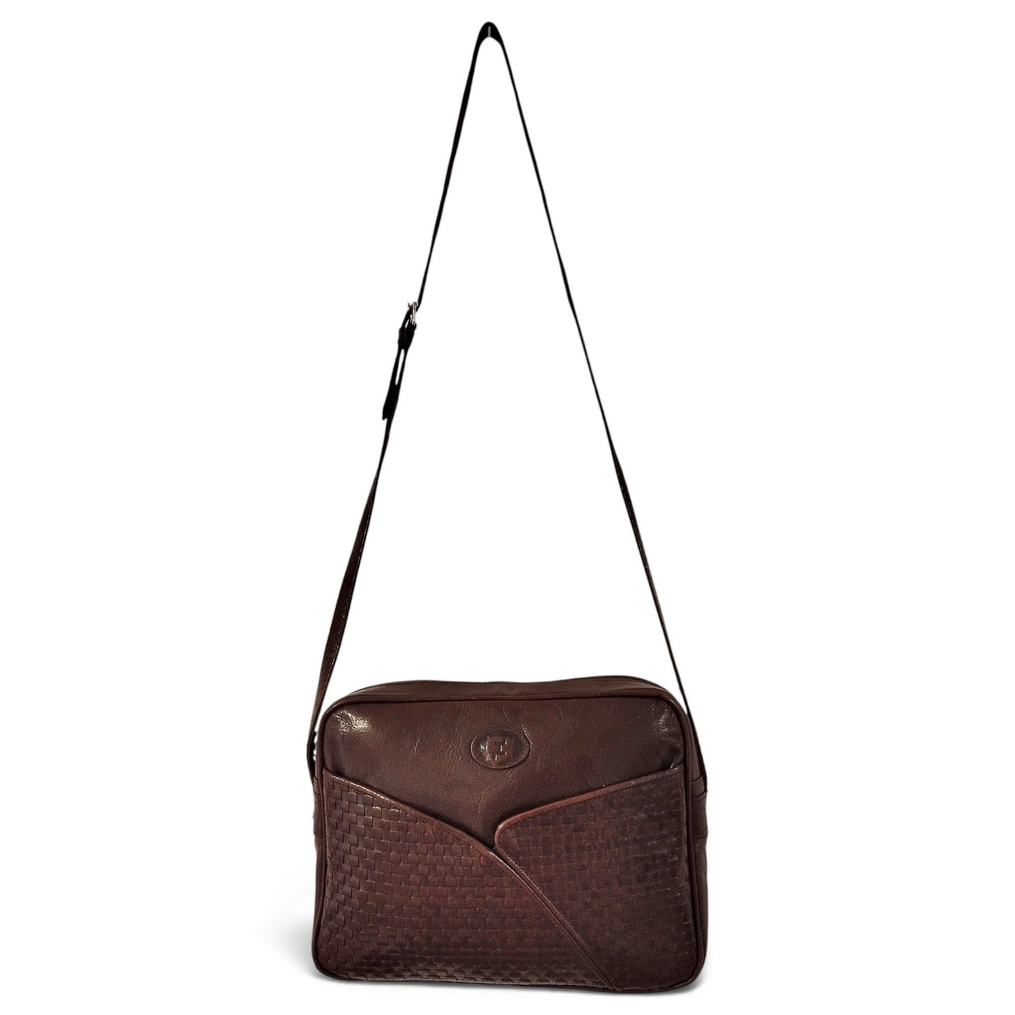 Camera case leather handbag