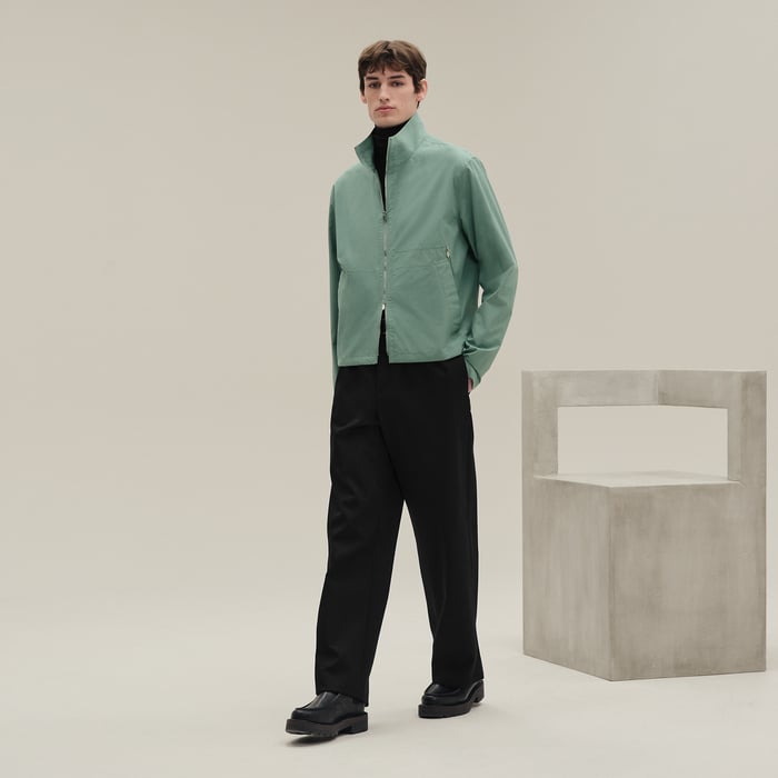 Céladon Zipped Jacket Shirt