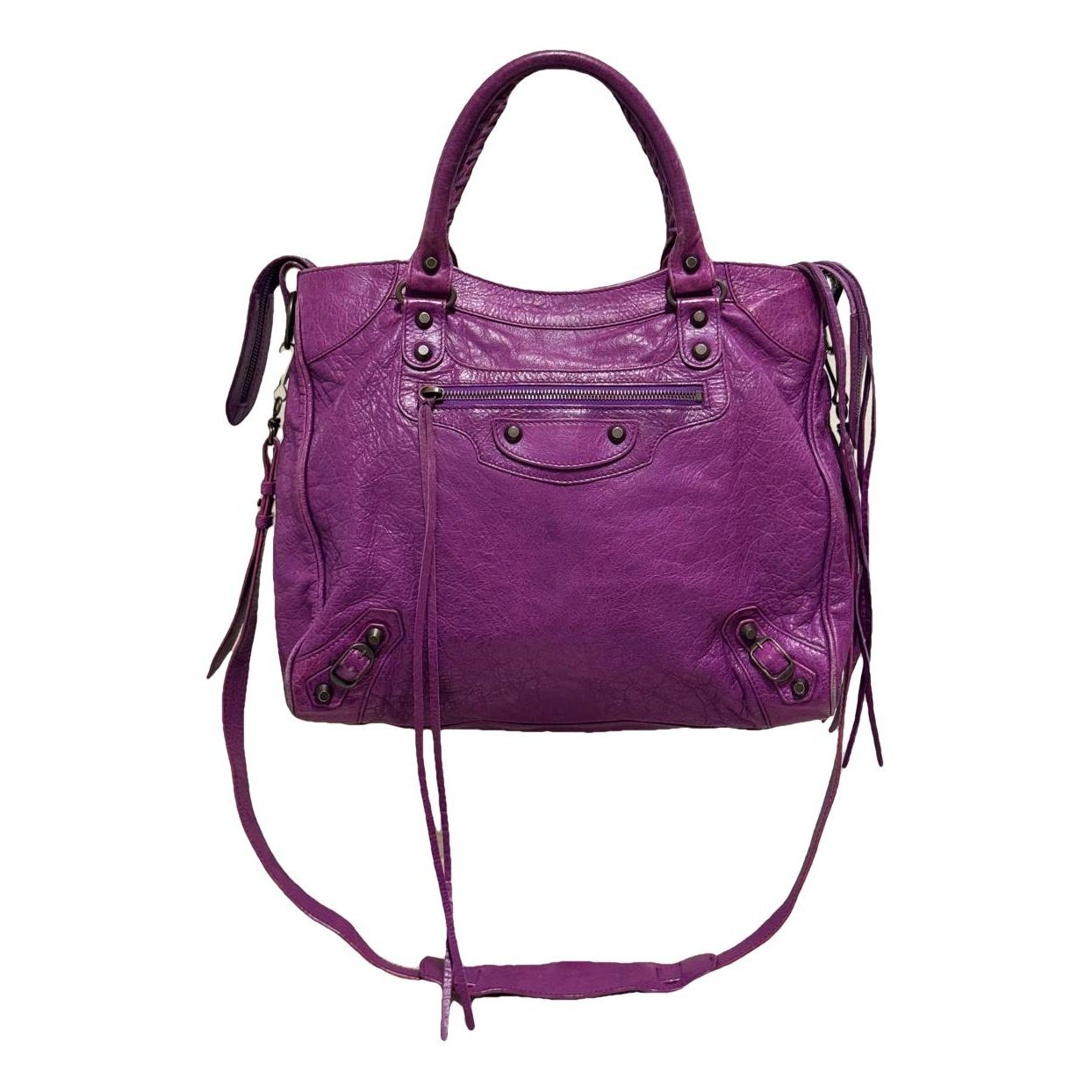Vélo leather handbag
