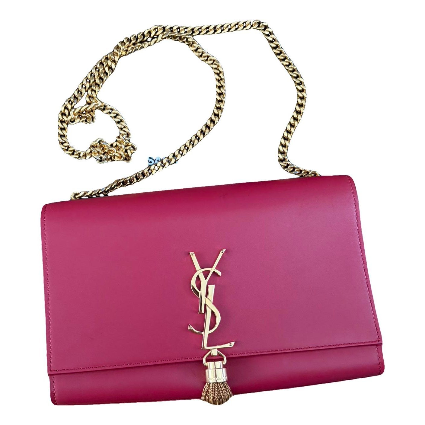 Leather clutch bag