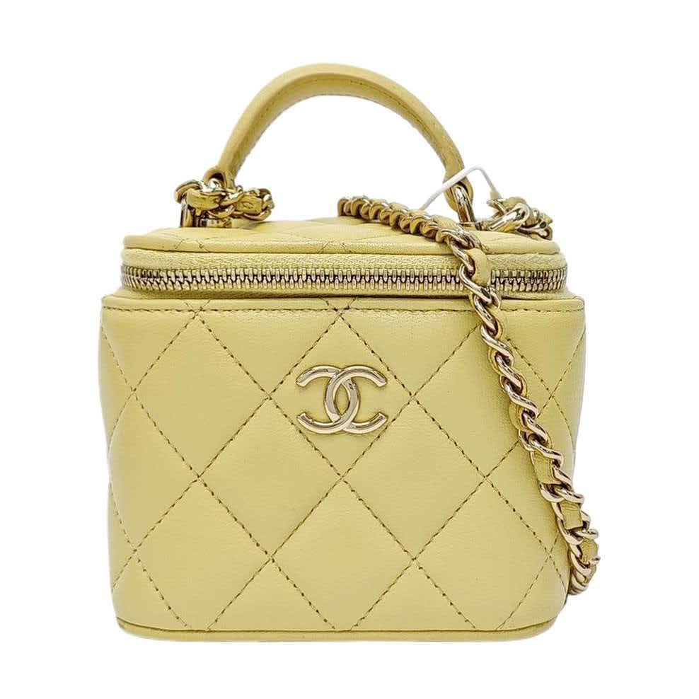 Trendy CC Vanity leather handbag