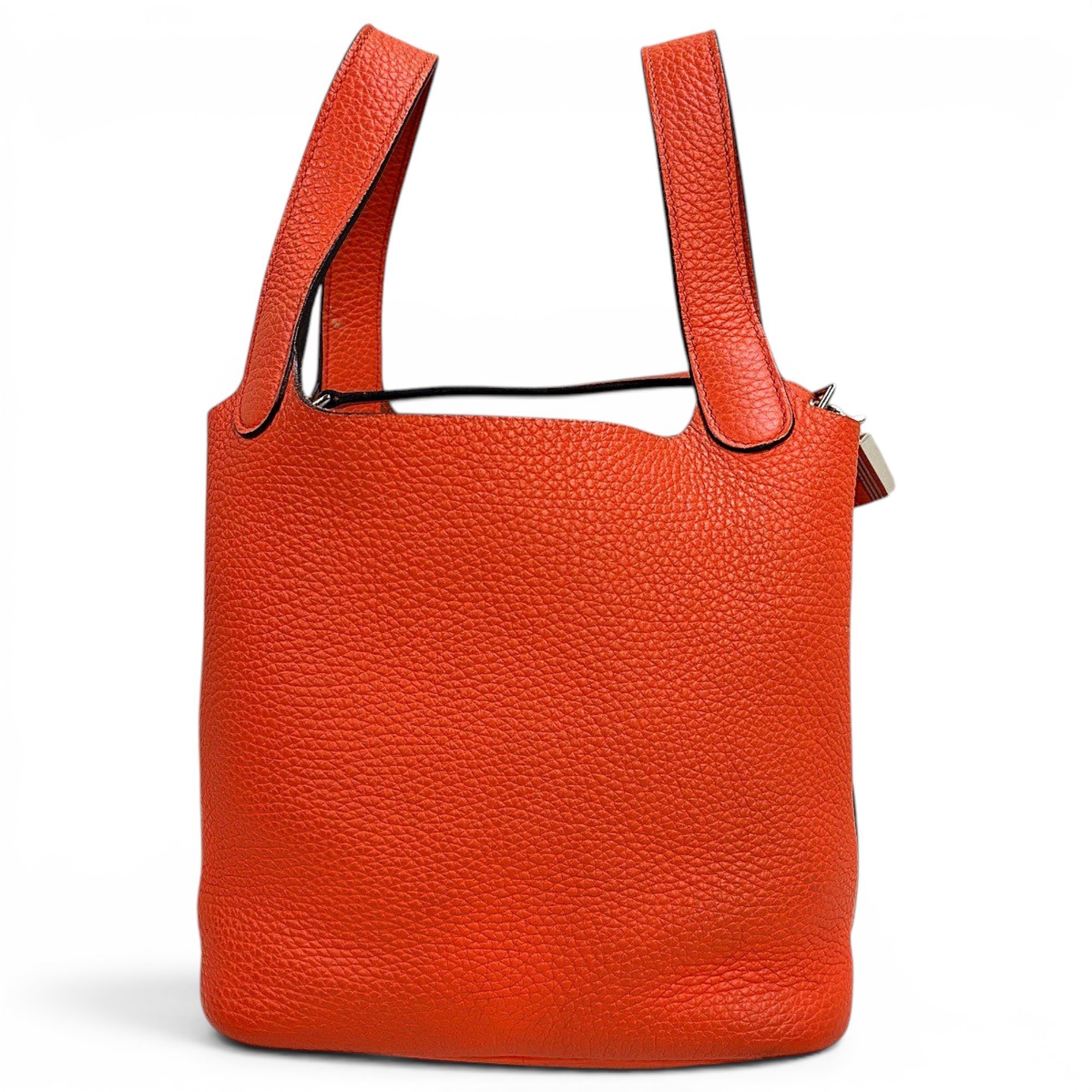 Picotin leather handbag