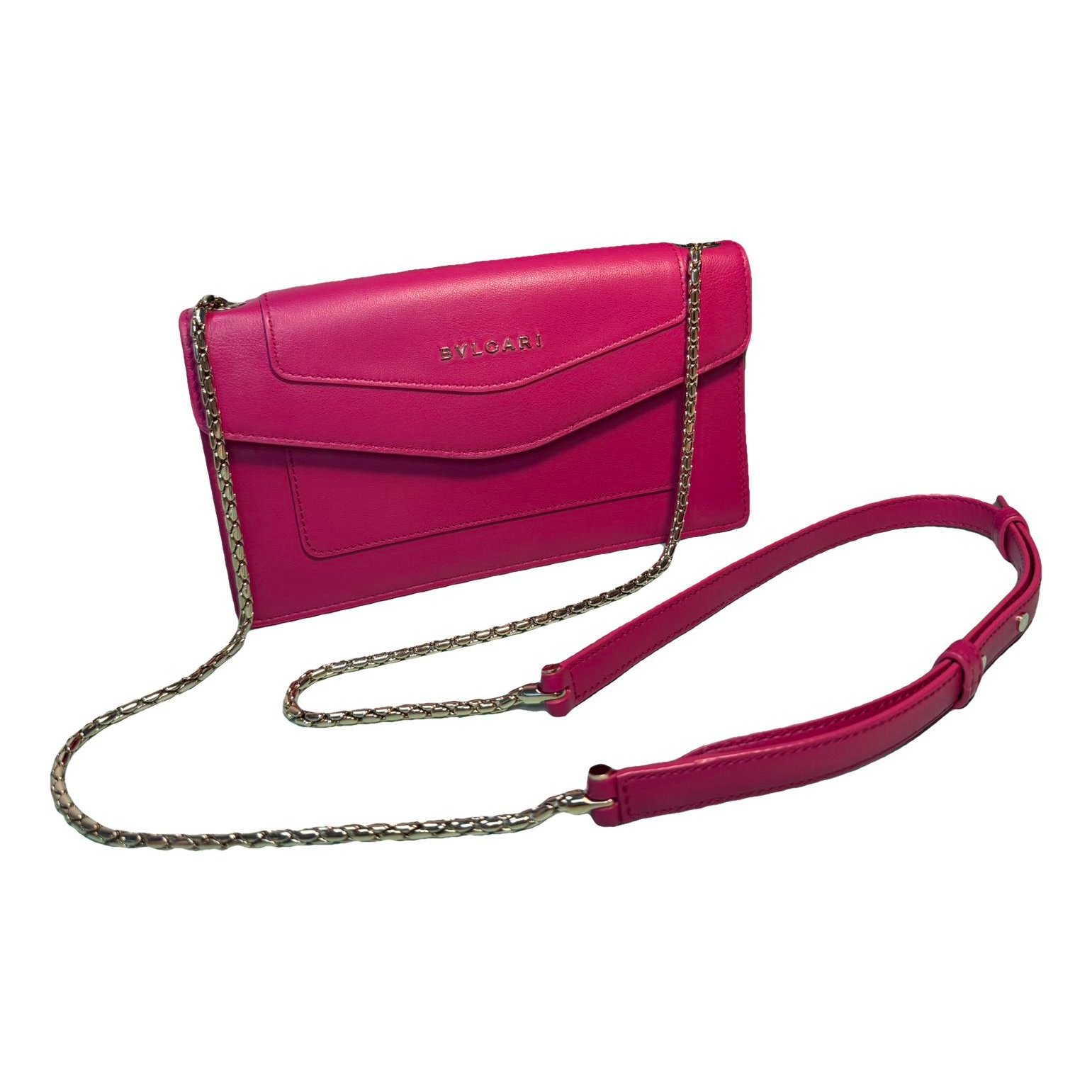Bulgari leather crossbody bag