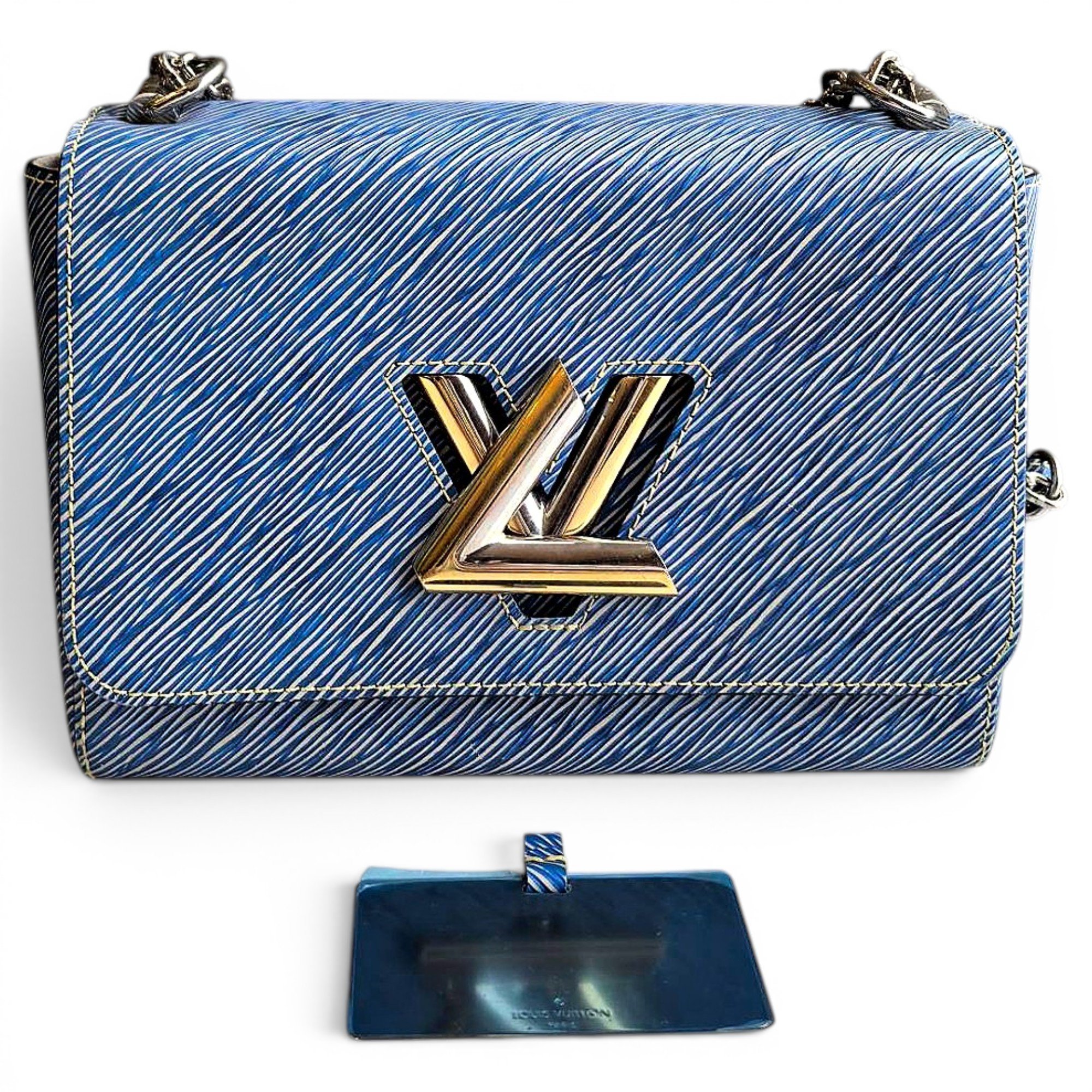 Twist leather crossbody bag