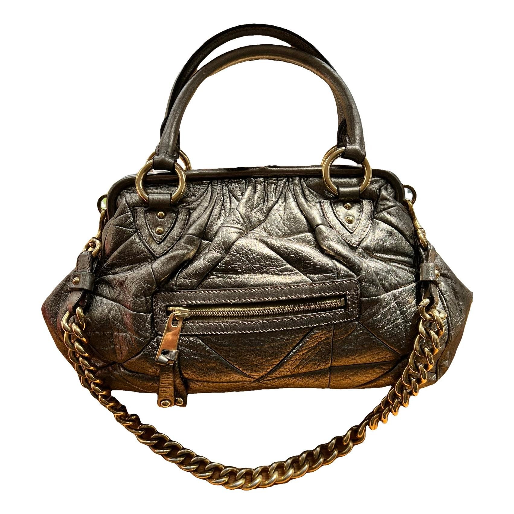 Stam leather handbag