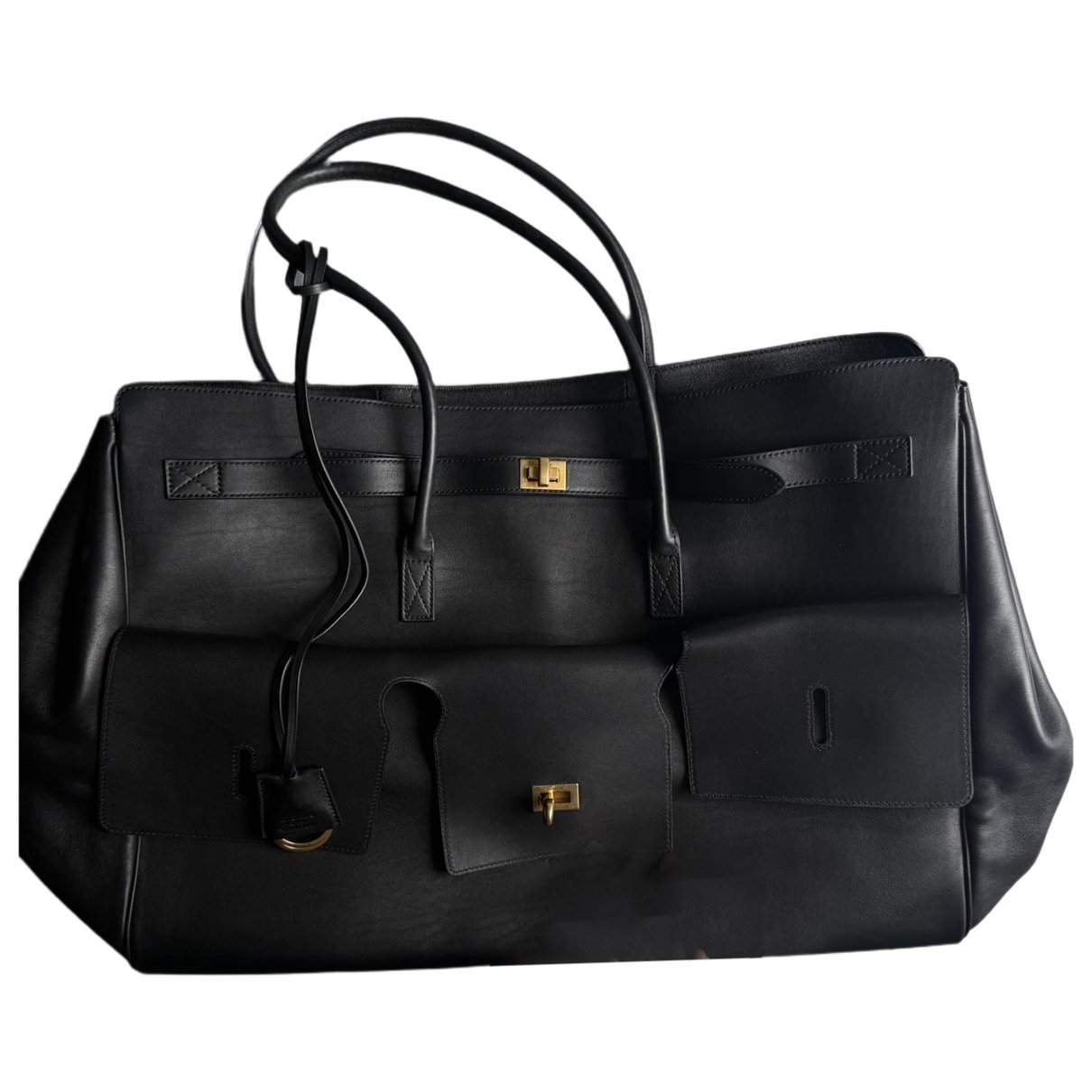 Leather tote