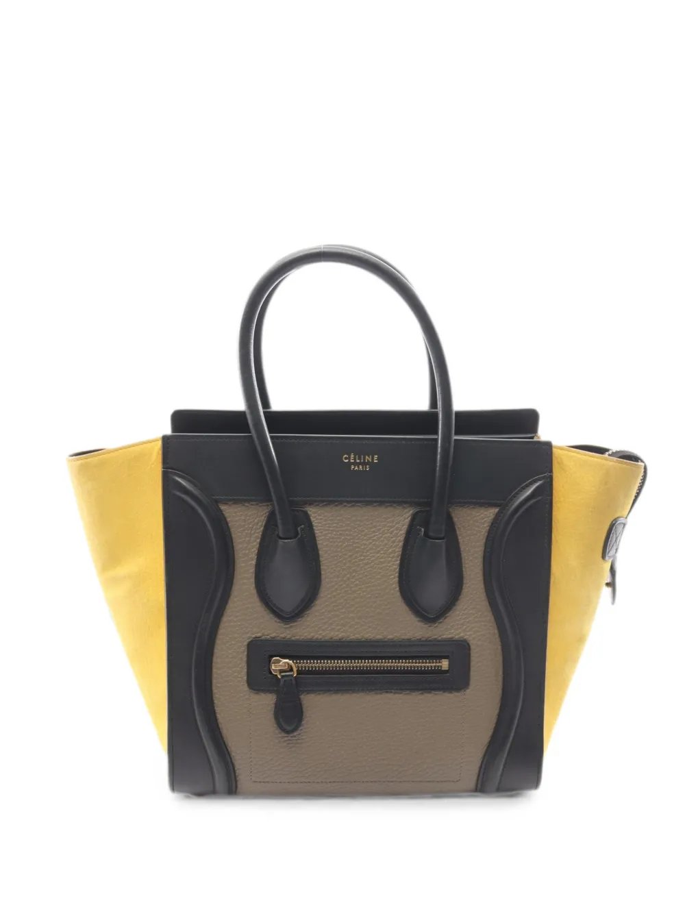 2000s micro Luggage tote bag