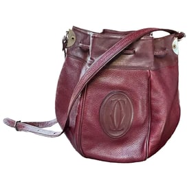 Cartier Seau leather handbag