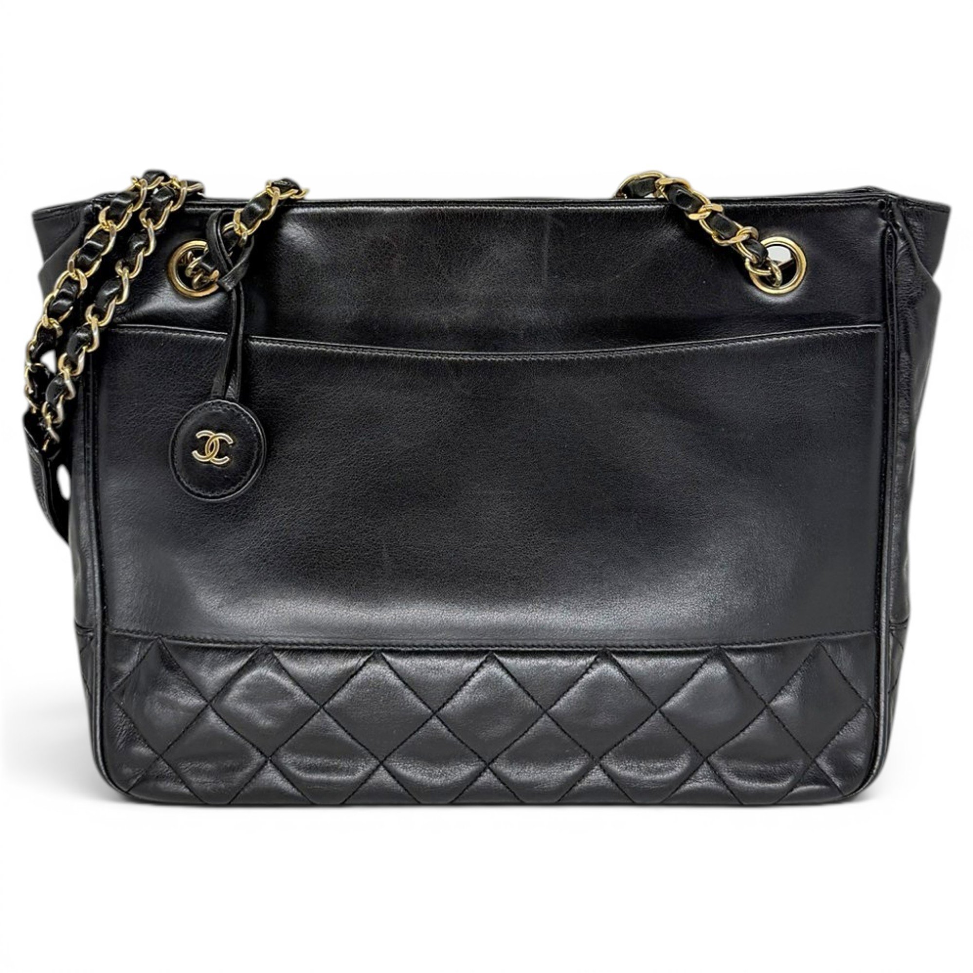 Classic CC Shopping leather tote