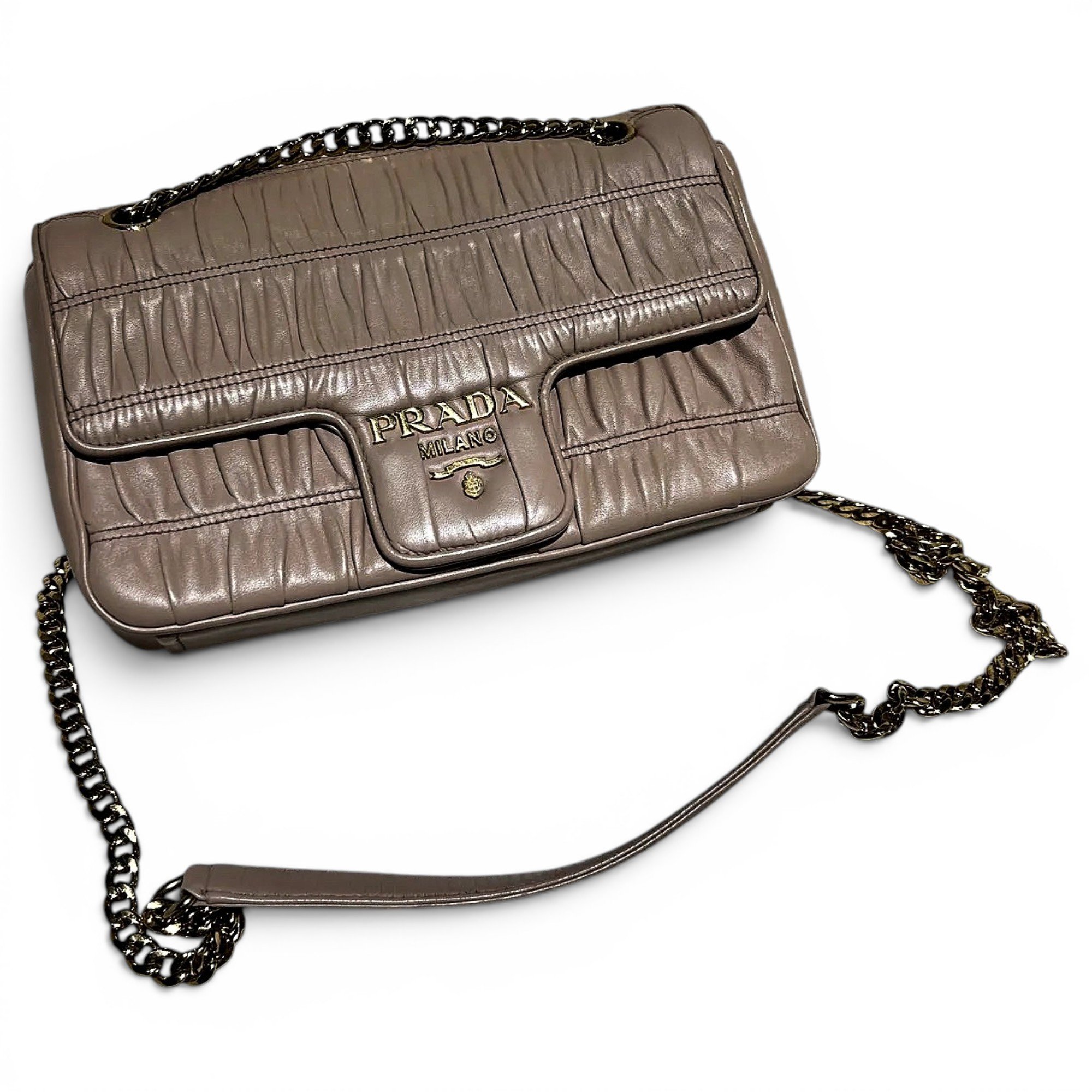 Diagramme leather handbag