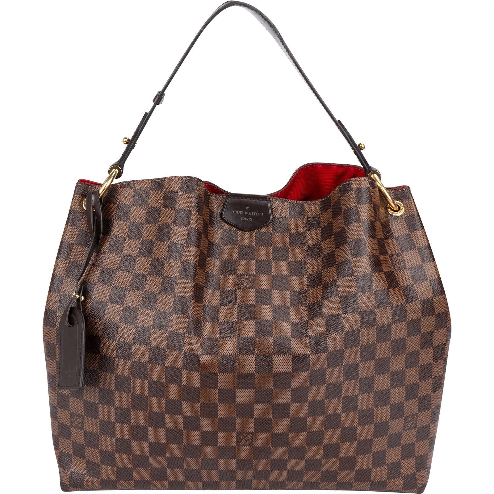 Graceful leather handbag
