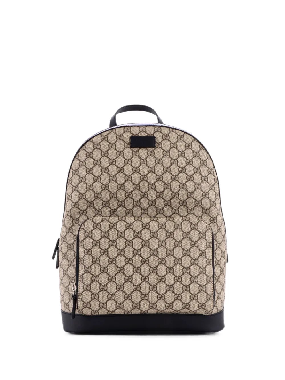Zip Pocket GG Coated Canvas Medium backpack