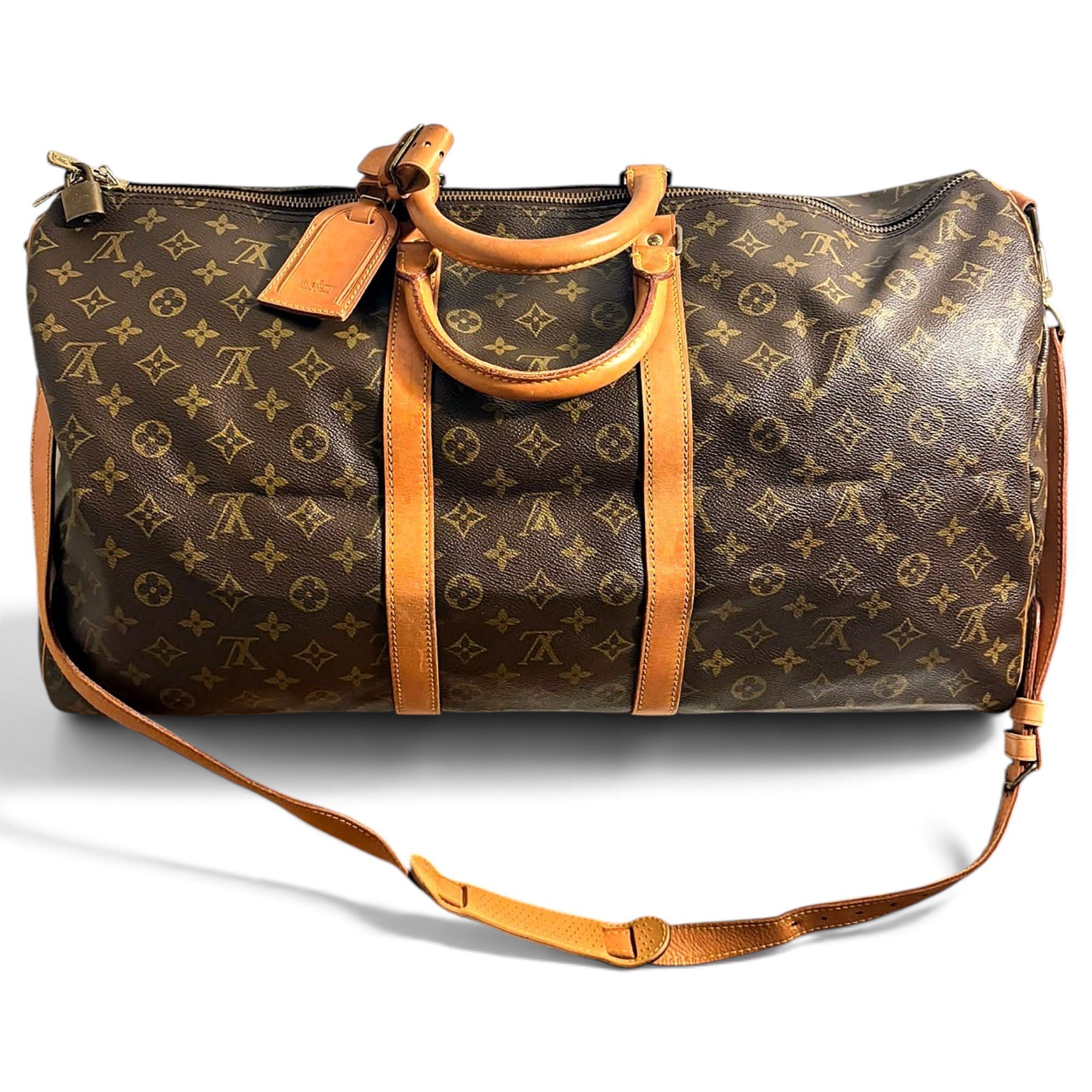 Keepall leather 48h bag