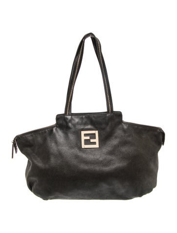 Leather Nubuck Chains Tote Medium