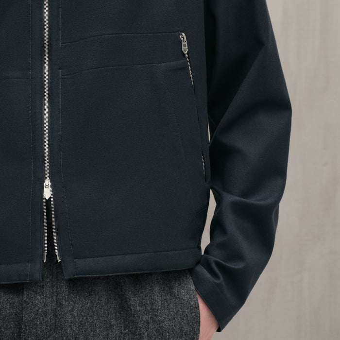 Ardoise Zipped Jacket Shirt