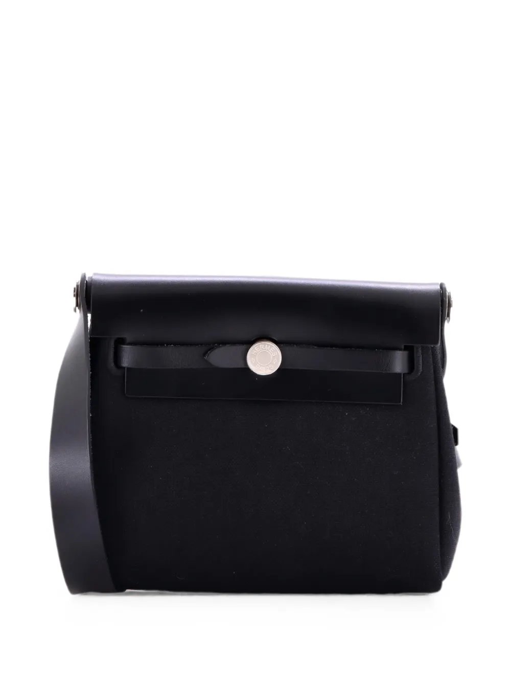 Herbag Zip Toile and Leather 20 shoulder bag