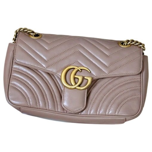 GG Marmont Flap leather handbag