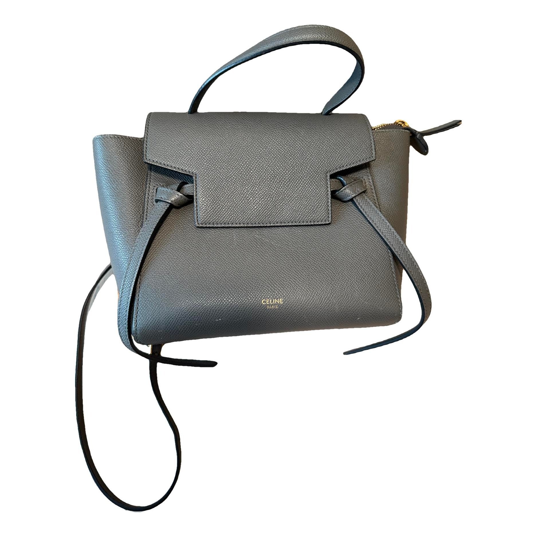 Belt leather handbag