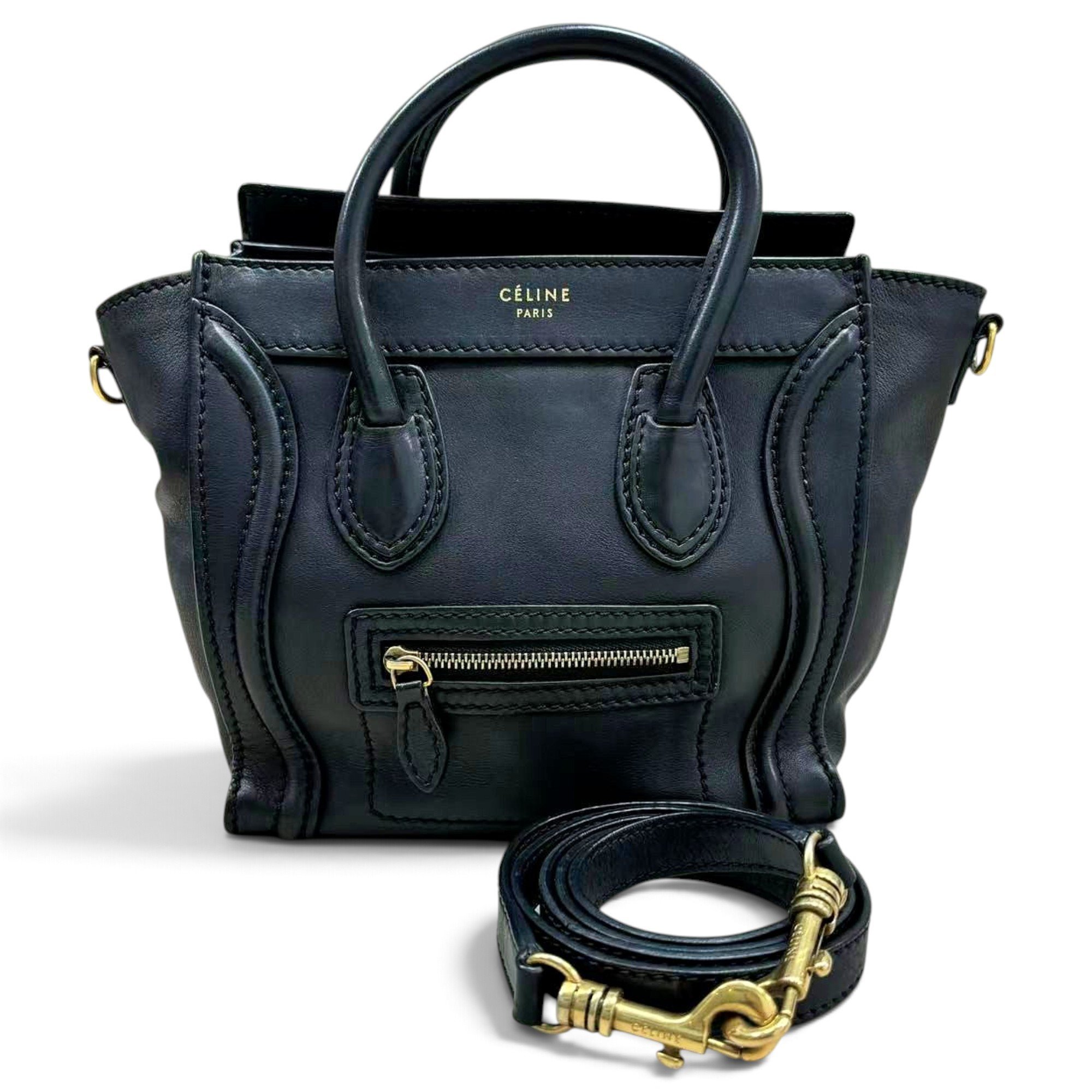 Nano Luggage leather handbag