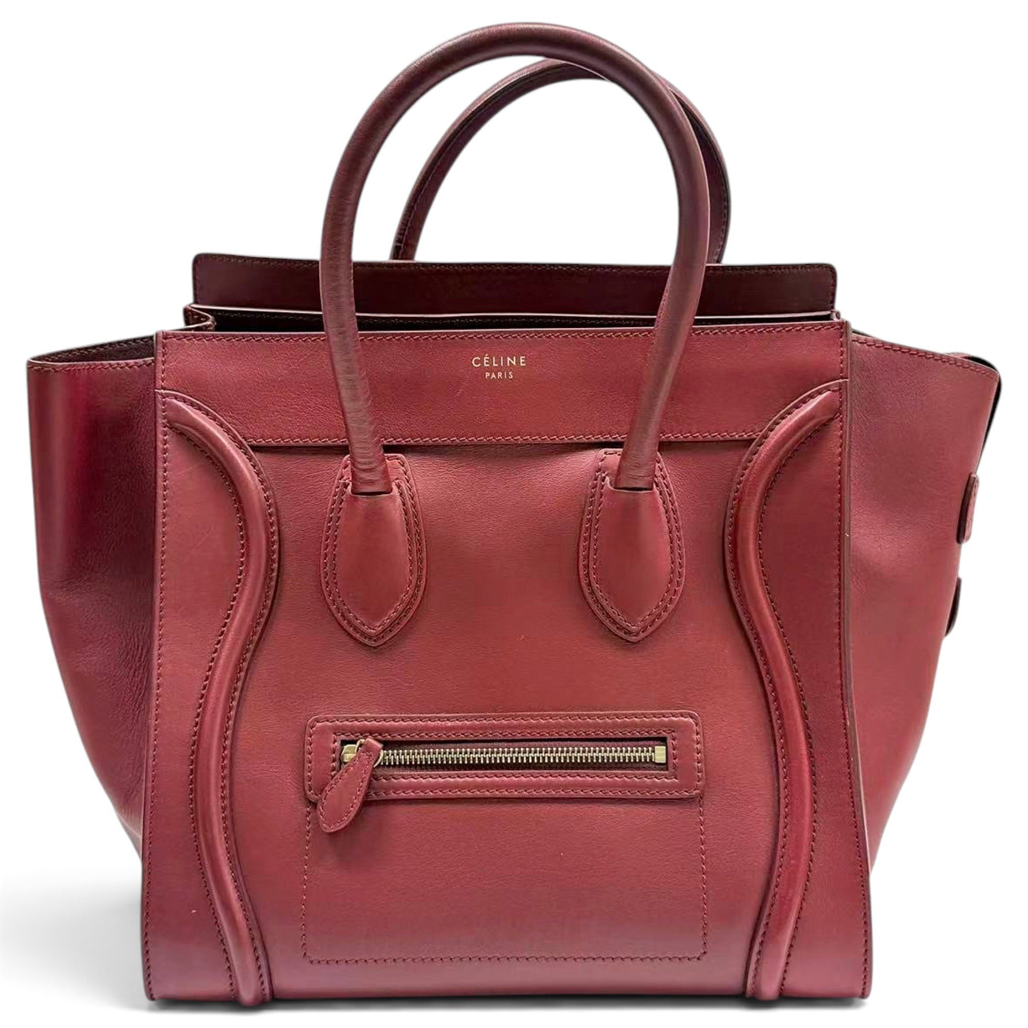 Luggage leather handbag