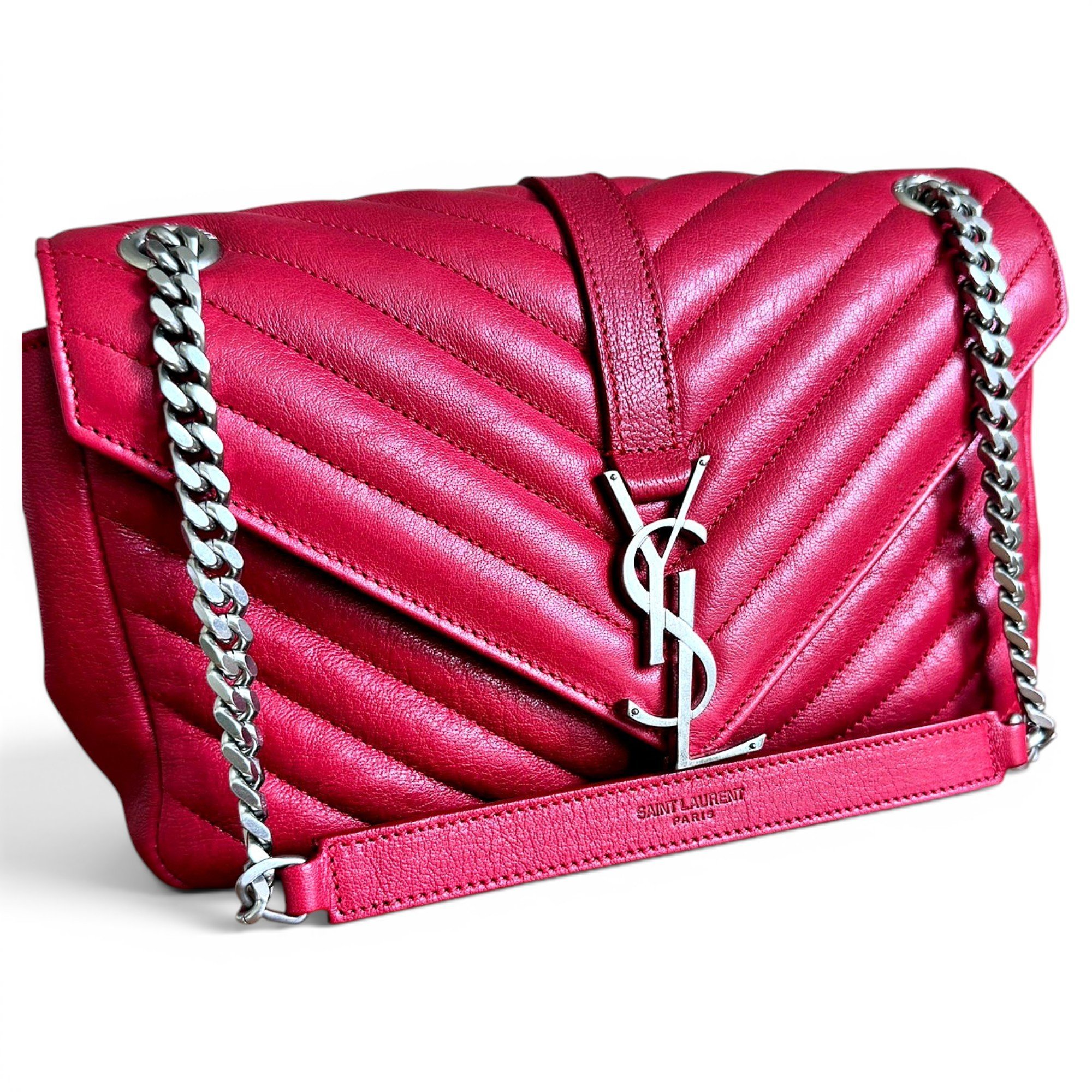 Collége monogramme leather handbag