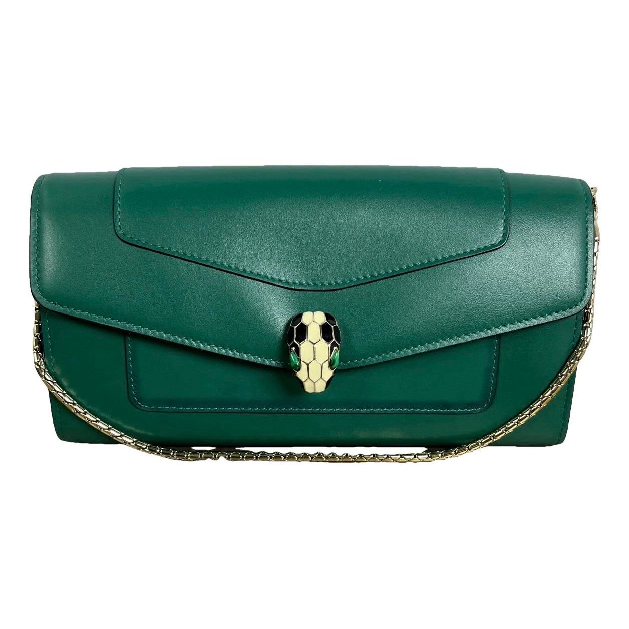 Serpenti leather handbag