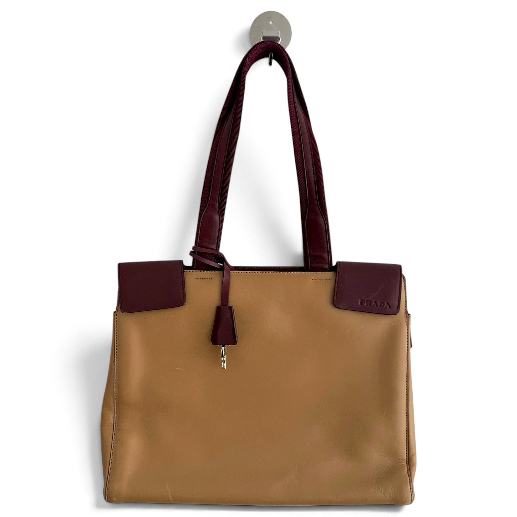 Leather tote