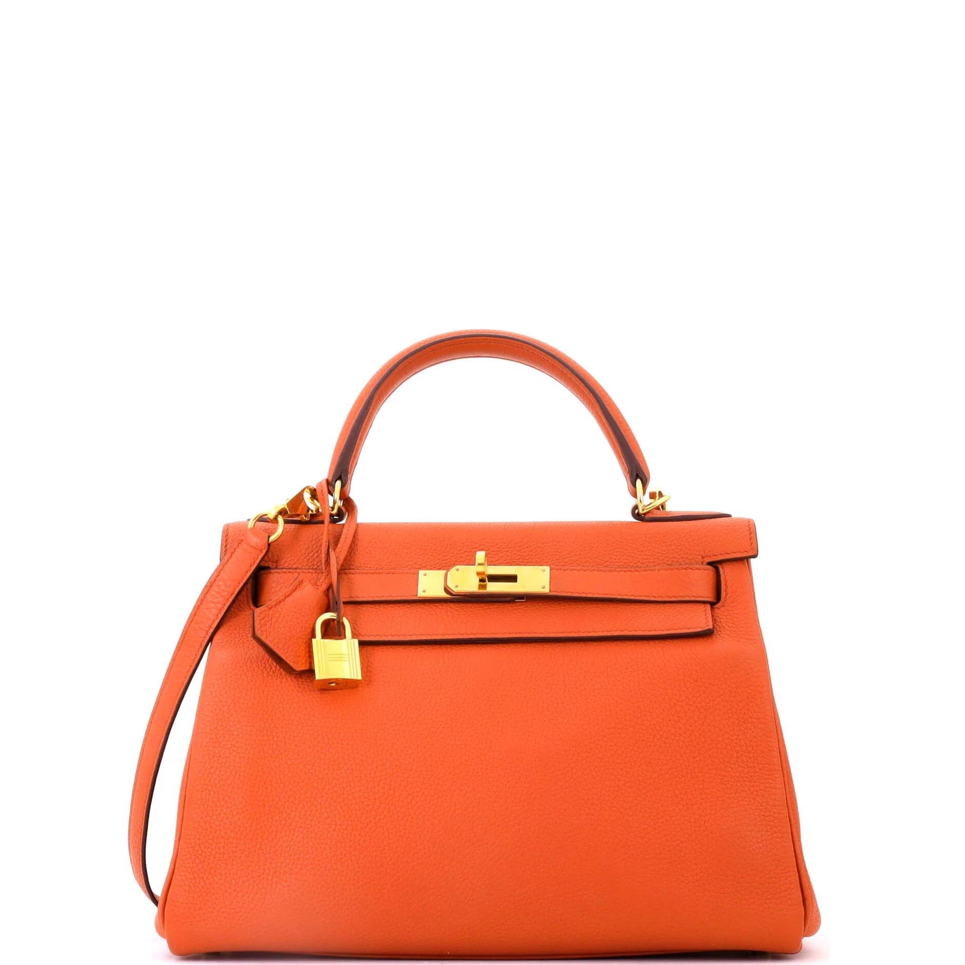 Kelly 28 leather handbag