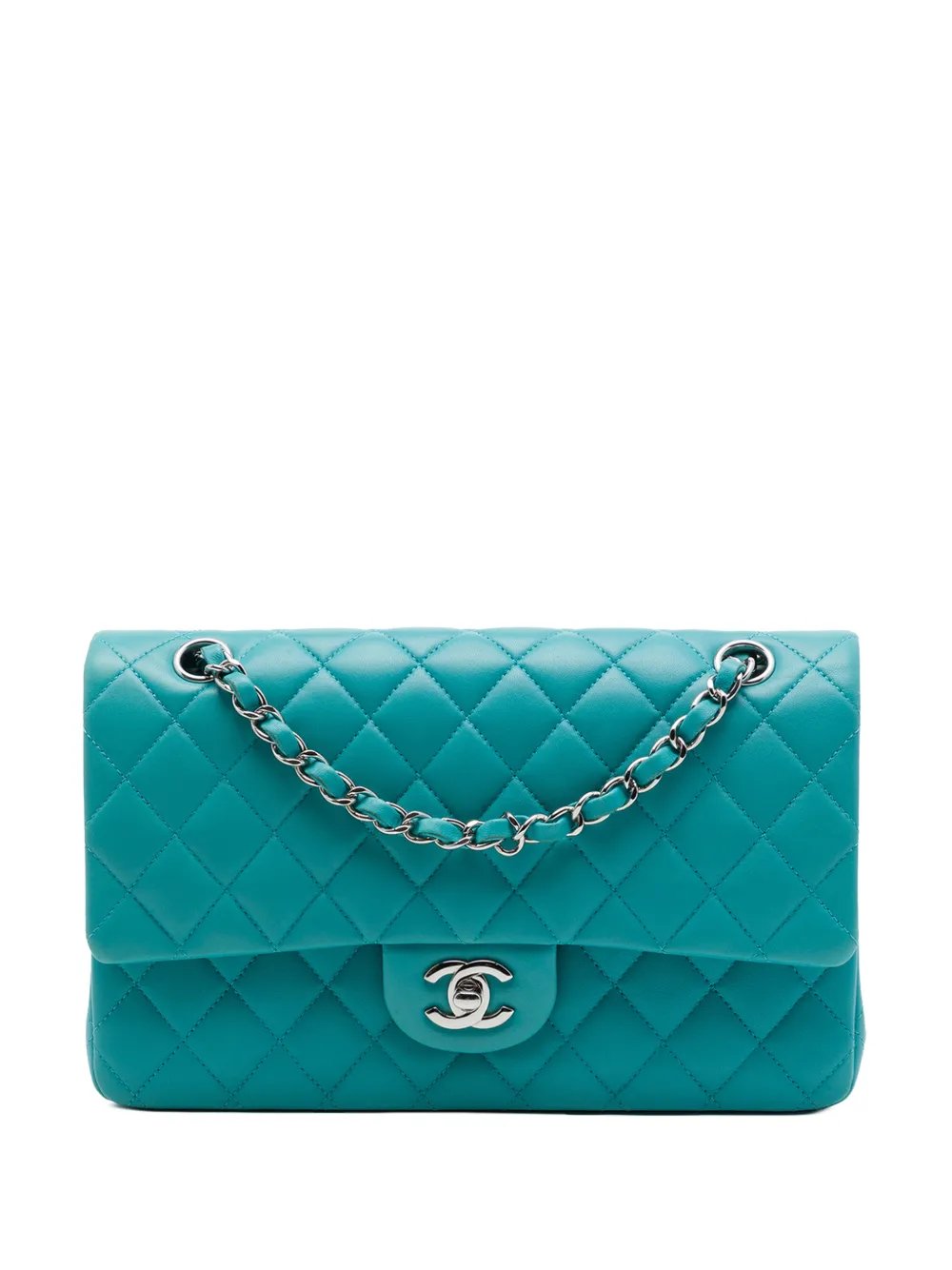 2014 Medium Classic Lambskin Double Flap shoulder bag