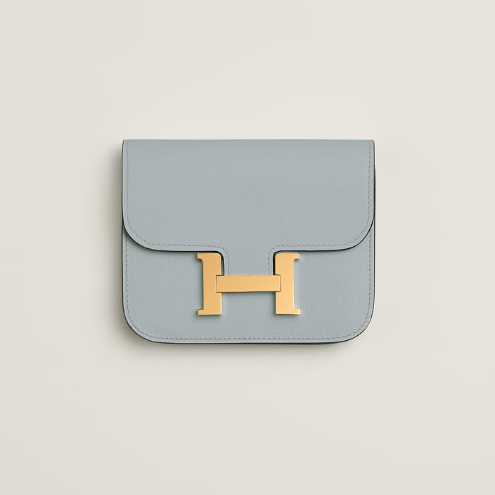 Bleu Glacier Constance Slim Wallet