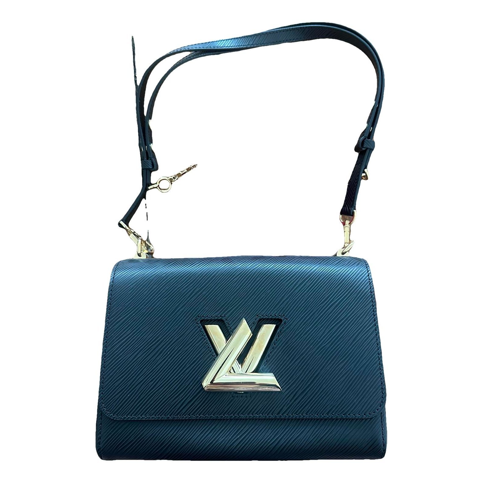 Twist leather handbag