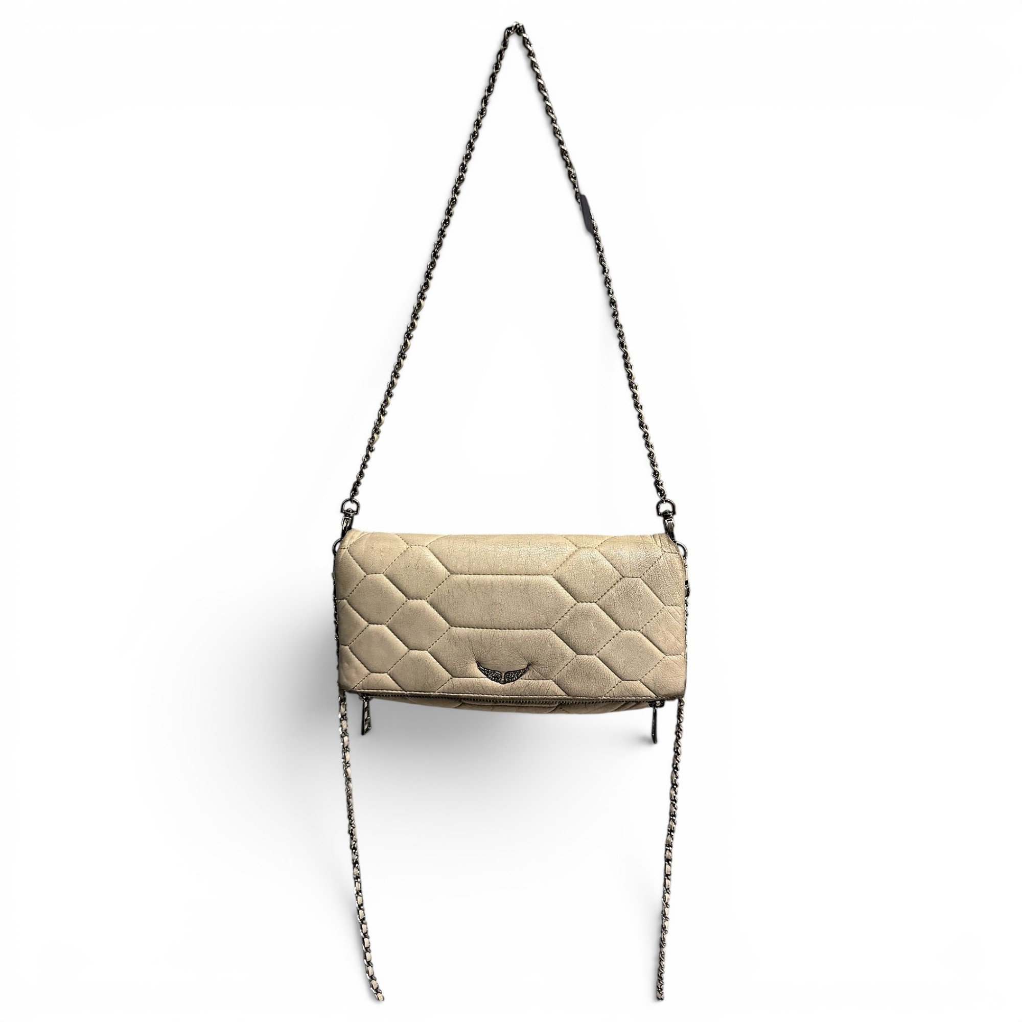 Rock leather crossbody bag